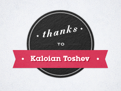 Kaloian Toshev invitation kaloian toshev thanks