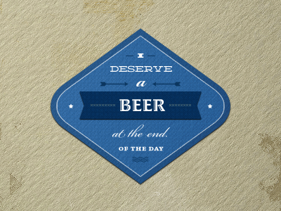 a beer for me, please beer blue retro type typography