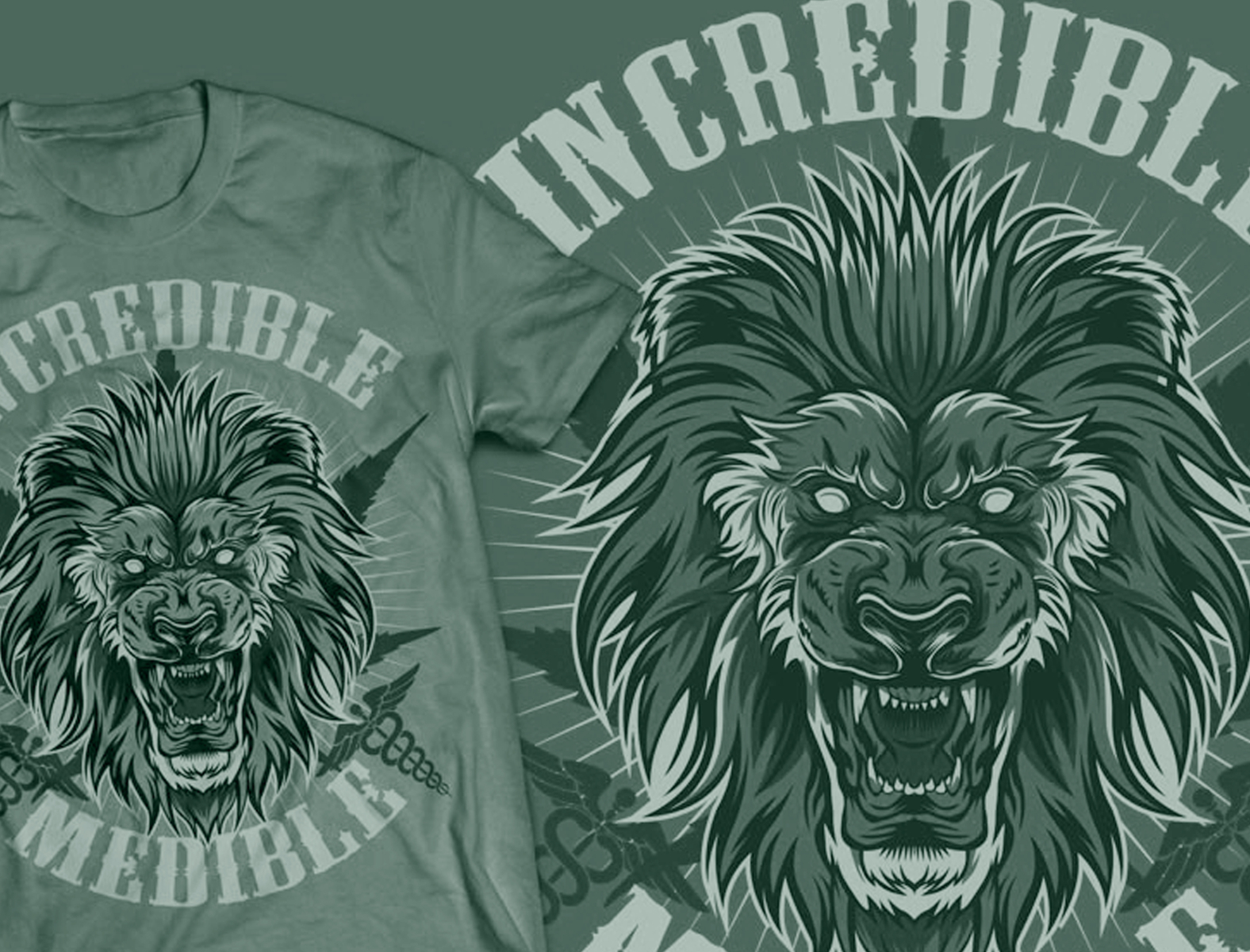 Angry Lions T-Shirt Design Vector – ThreadBasket