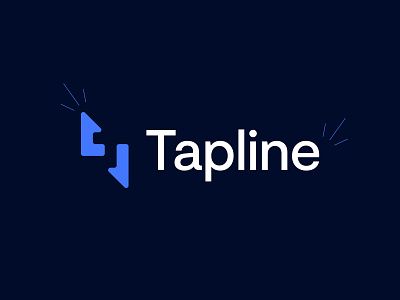 Tapline - Logo animation brand identity branding cash design funding graphic design illustration logo motion graphics saas sass platform startup brand typography upfornt
