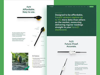 Farm21 - Sensors page agency agency design animation brand identity branding business case study crop farm farmer farmer business graphic design grow illustration logo design motion graphics research user experience