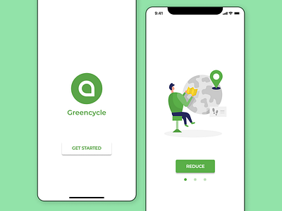 Greencycle | A mobile app designed to aid you with recycling | adobexd appdesign designguide designtips experiencedesign graphicdesignui inspiredesign iosdesign sketchapp uidesign uidesignpatterns uiinspiration uiuxdesign userinterface userinterfacedesign uxd uxdesign uxigers uxtools uxtrends