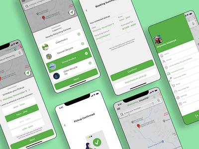 Greencycle | A mobile app designed to aid you with recycling | adobexd appdesign designguide designtips experiencedesign figma graphicdesignui inspiredesign iosdesign sketchapp uidesign uidesignpatterns uiinspiration uiuxdesign userinterface userinterfacedesign uxd uxdesign uxtools uxtrends