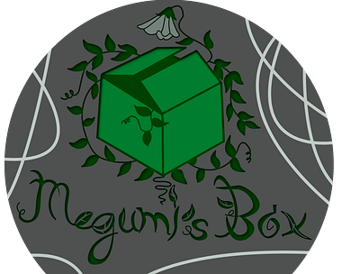 Megumi's Box Logo branding design illustration logo typography