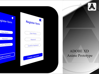 Adobe XD Anime Prototype 3d animation branding graphic design logo motion graphics ui