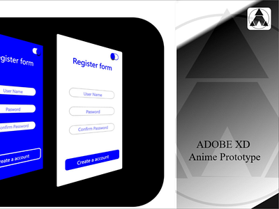 Adobe XD Anime Prototype