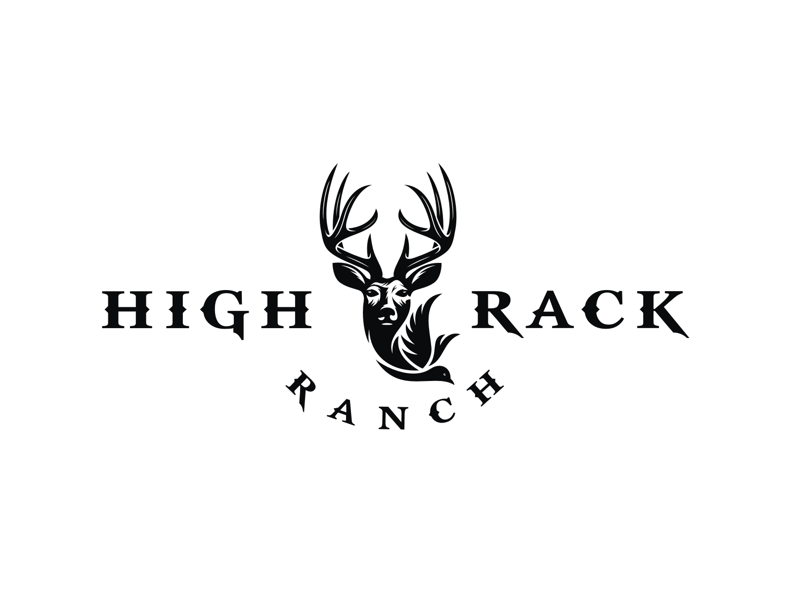 Deer Pigeon Hunting Logo || Sold To High Rack Ranch by Antler Tackle on ...