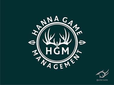 Hunting Logo Sold To Hanna Game Management branding design fishinghuntinglogo fishinglogo huntinglogo logo