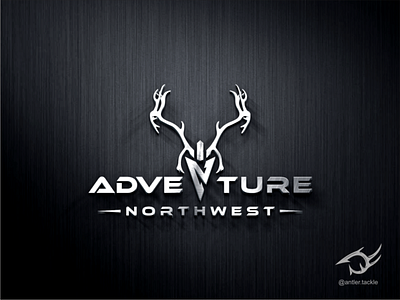 Antler Broadhead Hunting Logo Sold To Adventure Norhtwest arrow branding broadhead design fishinghuntinglogo fishinglogo gun huntinglogo logo
