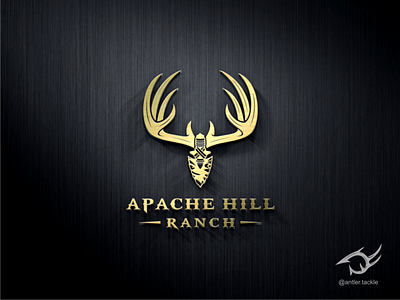 Antler Broadhead Hunting Logo Sold To Apache Hill Ranch arrow broadhead design fishinghuntinglogo fishinglogo gun huntinglogo logo