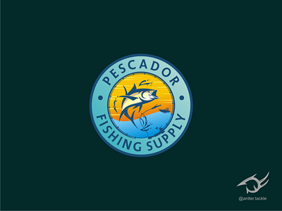 Tuna Reel Fishing Logo Sold To Pescador Fishing Supply