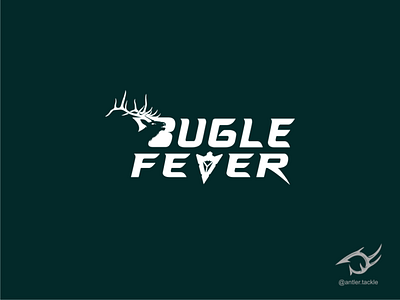B Letter Elk Broadhead Hunting Logo Design Sold To Bugle Fever antler branding broadhead deer design elk fishinghuntinglogo fishinglogo huntinglogo logo
