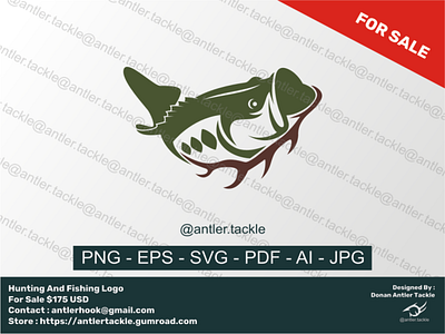 Fish Hunting Logo designs, themes, templates and downloadable graphic  elements on Dribbble