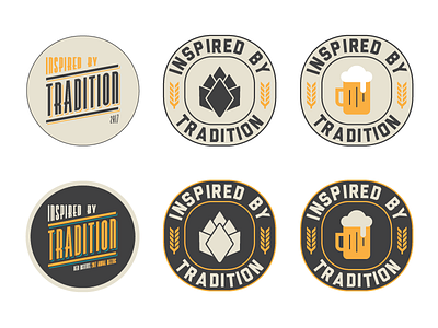 Inspired by Tradition Logo beer logo logo design