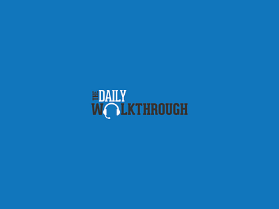 The Daily Walkthrough Logo esports logo logo design videogames