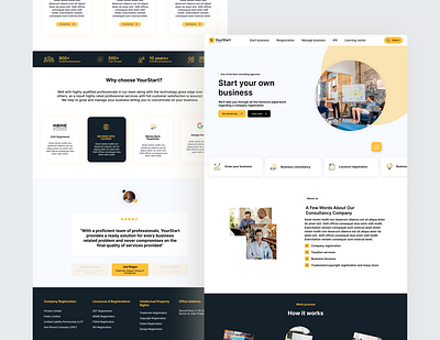 A simple Consultancy Website Design design flat minimal ui web