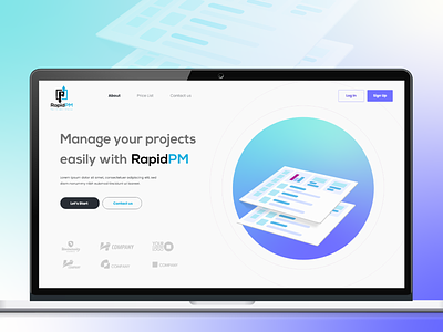 Project Management Platform - RapidPM design graphic design project management ui ui design ux ux design web design website