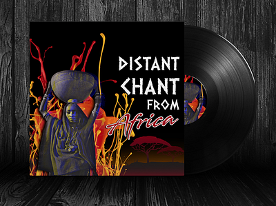 Chant Cover / Album Artwork album artwork cd cover design flat typography vector