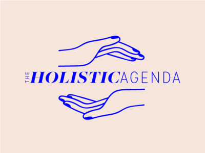 The Holistic Agenda brand branding hands holistic idenity logo typography wellness