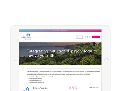 The Integrative Practice webdesign