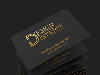 Design District Business Cards businesscard design designdistrictnz