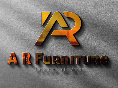 AR letter logo Design