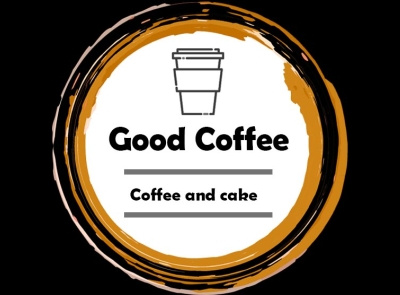 Logo for a cafe branding coffe design illustrator logo minimal vector website