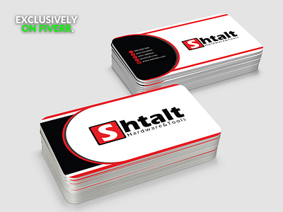 professional and minimal business card with a free logo