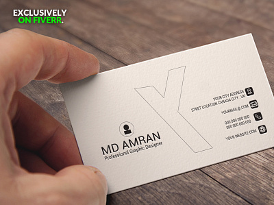 professional and minimal business card with a free logo brand branding business card design businesscard creative business card creative business cards design logo luxury business card minimal minimal business card minimalist