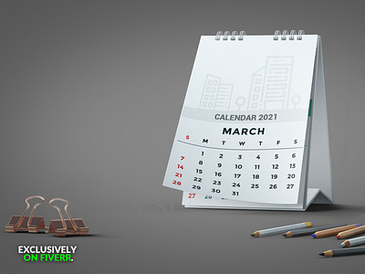 I do wall calendar design and desk calendar design