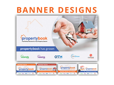 Banner Design for Propertybook (Another) amran5r banner banner ad banner ads banner design banners branding design graphic design md amran mdamran minimal vector