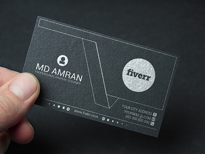 BUSINESS CARD DESIGN amran5r branding business card business card design graphic design md amran mdamran minimal minimal business card