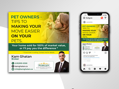 Social Media Post Design for Real Estate Business real estate post design