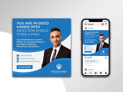 Social Media Post Design for Infection Control md amran