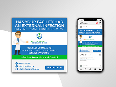 Social Media Post Design for Infection Control md amran