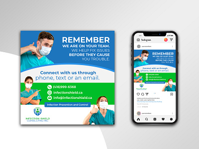 Social Media Post Design for Infection Control md amran