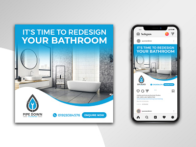 Social Media Post Design for Plumbing Business md amran