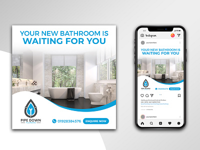 Social Media Post Design for Plumbing Business md amran