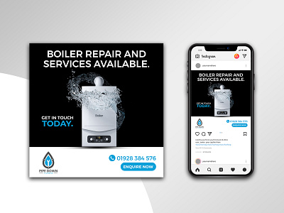 Social Media Post Design for Plumbing Business md amran