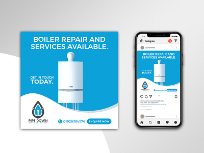 Social Media Post Design for Plumbing Business