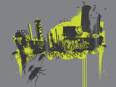 Midwests Best Pt.2 9 billboard chicago critter marina city midwest novem roach skyline spider studios