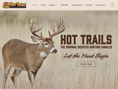 Hot Trails Scented Hunting Candles