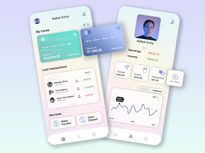 Banking App Concept app app design bank bank app bank card banking banking app finance finance app finances mobile app mobile design mobile ui ui