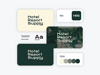 Hotel Resort Supply - Logotype branding design logo