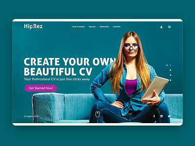 Hiprez Website Design ui uiux web webdeisgn wire frame
