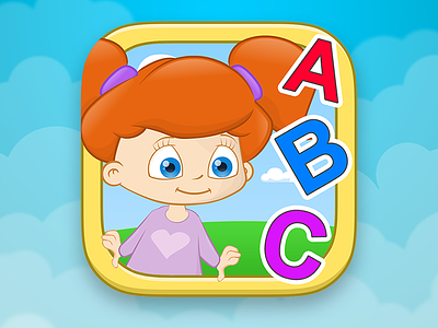 English for Infants - App Icon icon design illustration ios kids app ui