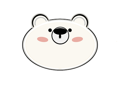 Polar Bear animal art animal logo bear bear design cute design happy happy bear polar bear polar bear design