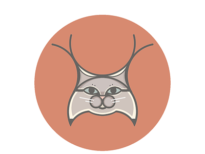 Lynx animal animal illustration autumn big cat black brand cat cute logo fall grey kawaii logo lynx nature orange
