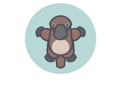 Platypus adorable animal cute design happy inspiration logo platypus redbubble simple spring unique weird