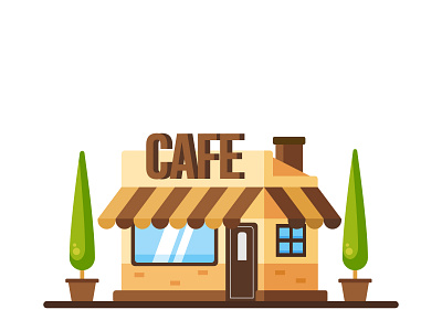 CAFE adobeillustrator affinitydesigner cafe drawingchallenge flat flatillustration illustration illustration art illustrationideas simpleillustration stockillustration vector vectorart vectordesign vectorillustration